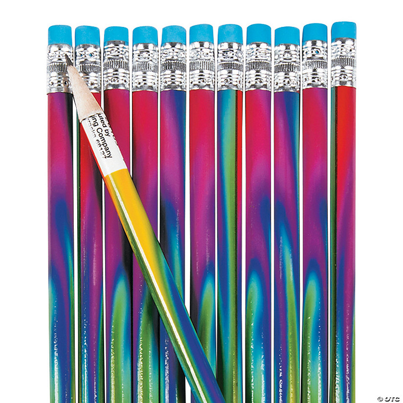 Tie-Dyed Pencils - 24 Pc. | Oriental Trading