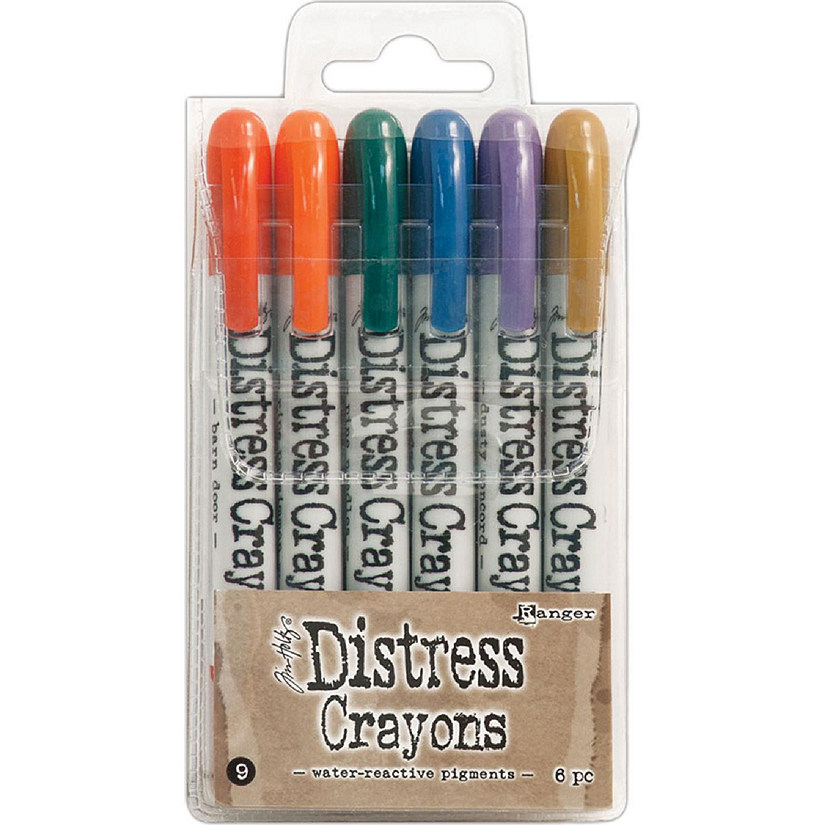 Tim Holtz Distress Crayon Set-Set #9 Image