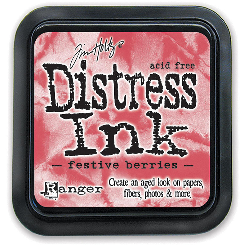 Tim Holtz Distress Ink Pad-Festive Berries Image