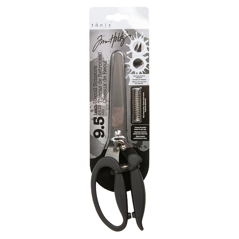 Tim Holtz Recoil Scissors 9.5"-Black Image