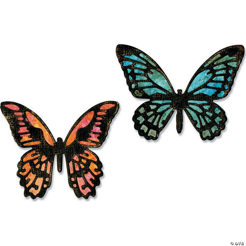 Tim Holtz® Sizzix® Thinlits Mini Detailed Butterflies Cutting Dies