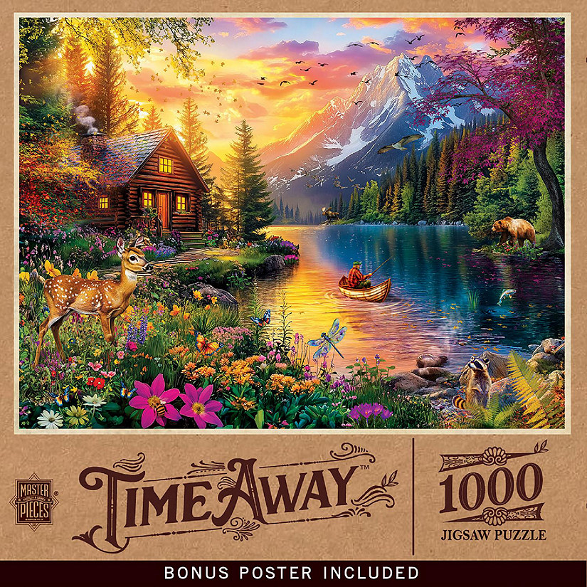Time Away - Evening Tranquility 1000 Piece Jigsaw Puzzle Image