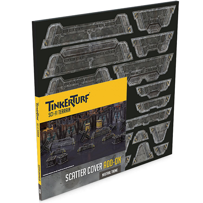 TinkerTurf Sci-Fi Terrain: Scatter Cover Add-On - Neutral Theme Image