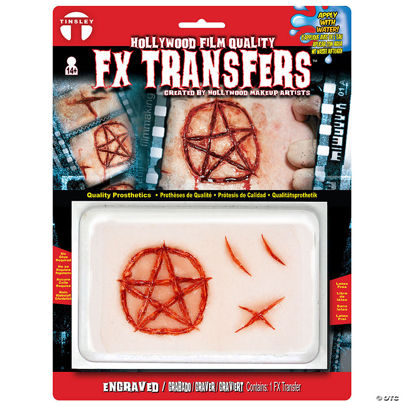 Tinsley Transfers Engraved 3D FX Transfer Prosthetics Image