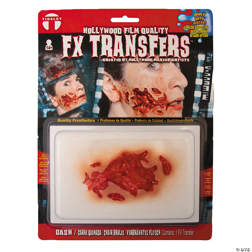 Tinsley Transfers Gash 3D FX Transfer Temporary Tattoos Image