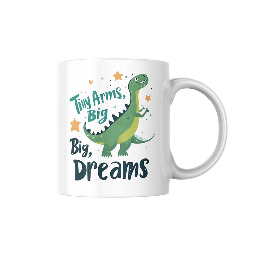 Tiny Arms, Big Dreams Mug by Dancing Littles Jungle Image