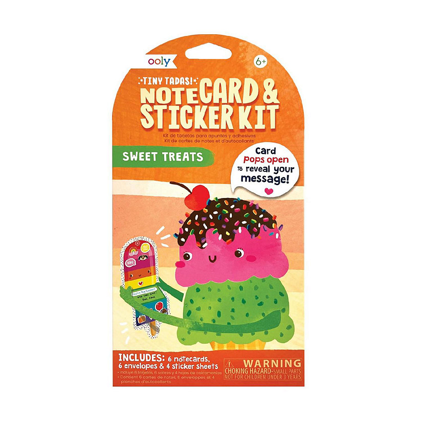 Tiny Tadas! Note Cards and Sticker Set - Sweet Treats / Default Title Image