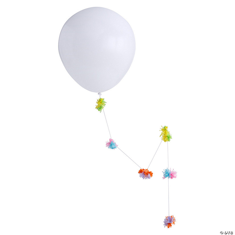 Tissue Burst Balloon Tails - 6 Pc. Image