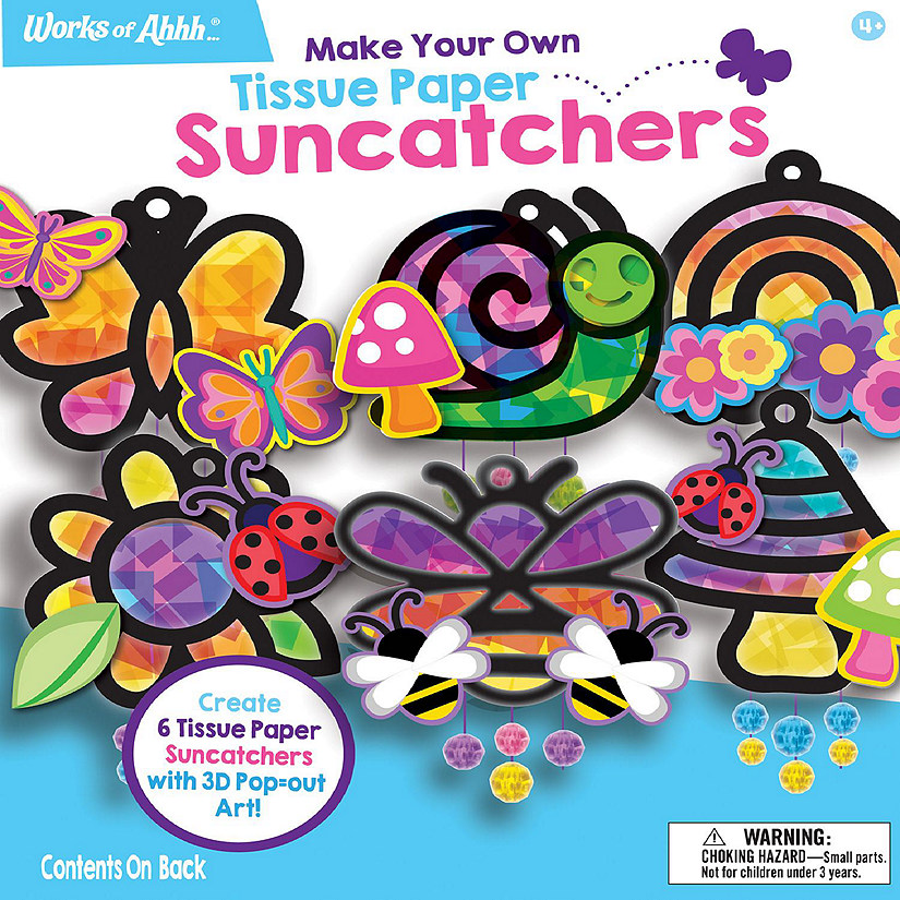 Tissue Paper Suncatchers Craft Kit Image