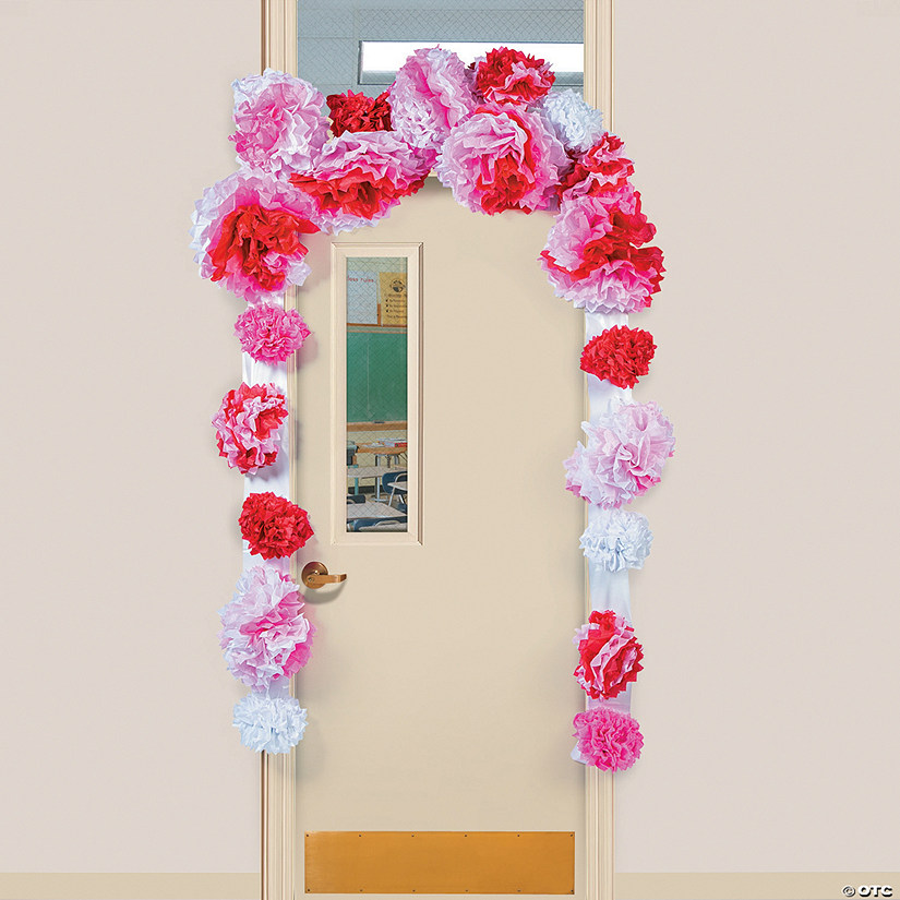Tissue Paper Valentine Door Border | Oriental Trading
