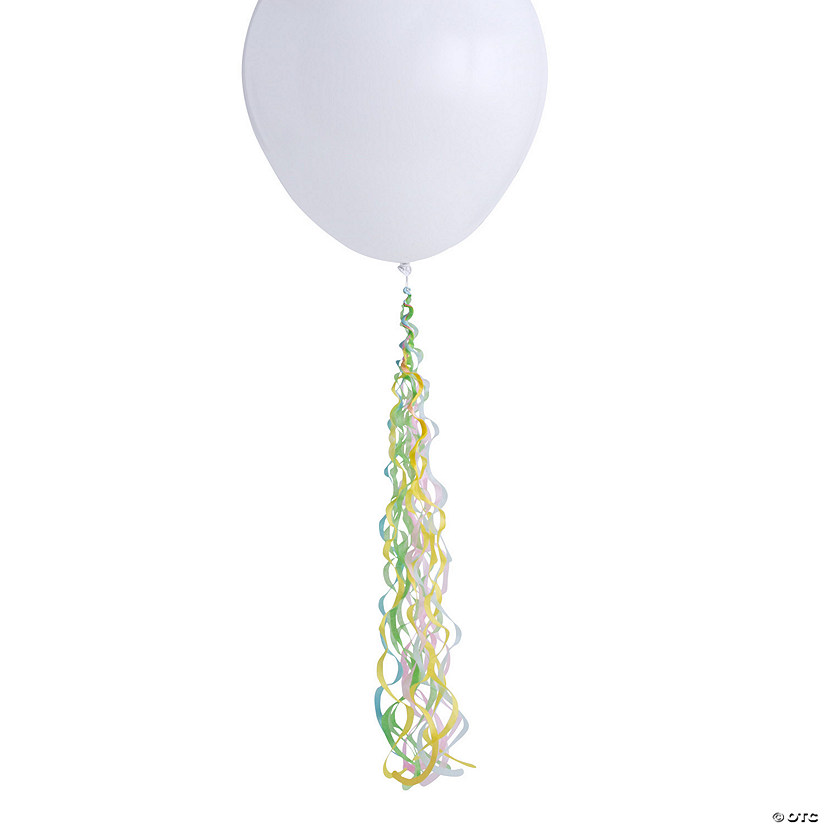 Tissue Swirl Balloon Tails - 6 Pc. Image