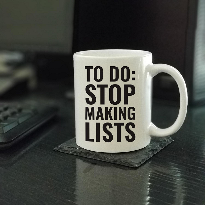 To Do Stop Lists ceramic mug Image