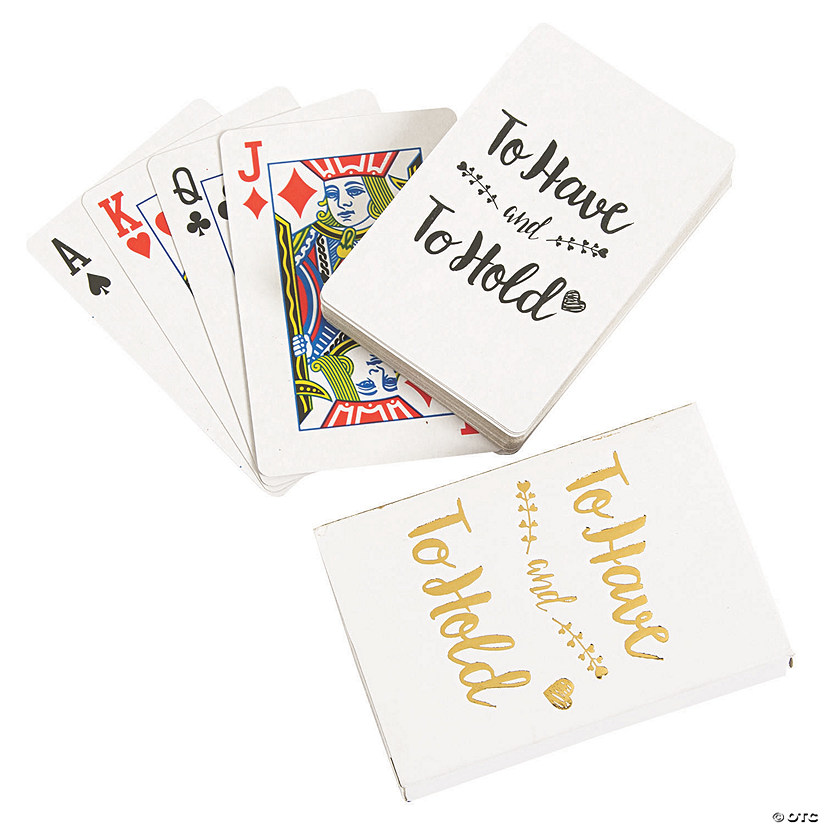 To Have & To Hold Playing Cards - 12 Pc. Image