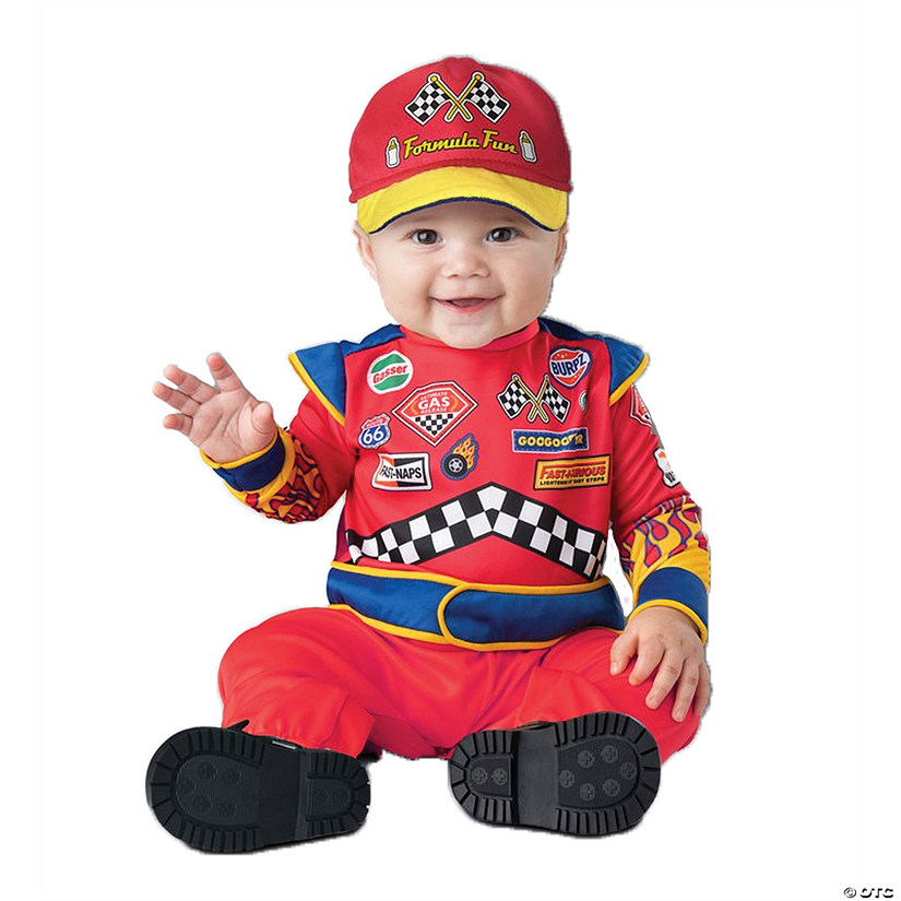 Toddler Burnin' Rubber Costume Image