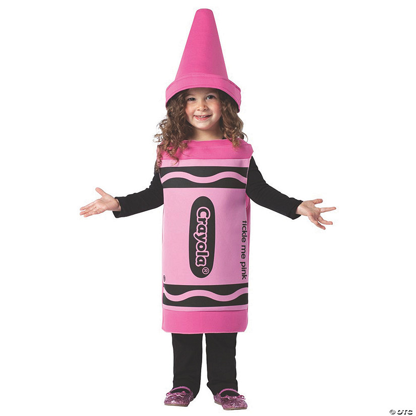 Toddler Girl&#8217;s Crayola&#174; Tickle Me Pink Costume - 3T-4T Image