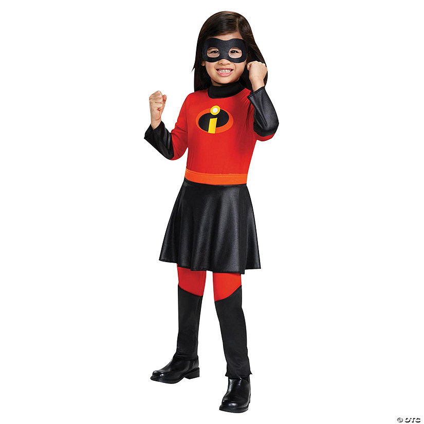 Toddler Girl&#8217;s The Incredibles&#8482; Violet Costume with Skirt - 3T-4T Image