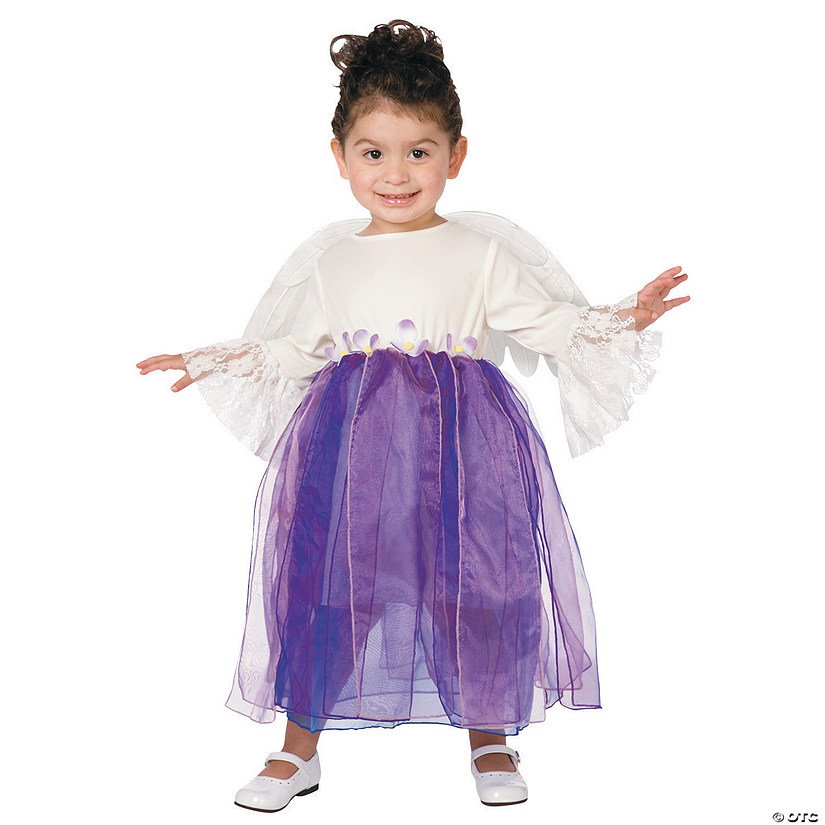 Toddler Girl&#8217;s Winged Angel Costume - 1T-2T Image