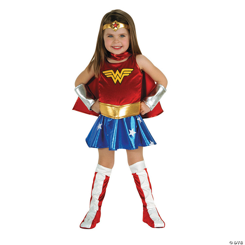 Toddler Girl&#8217;s Wonder Woman&#8482; Costume - 2T-4T Image