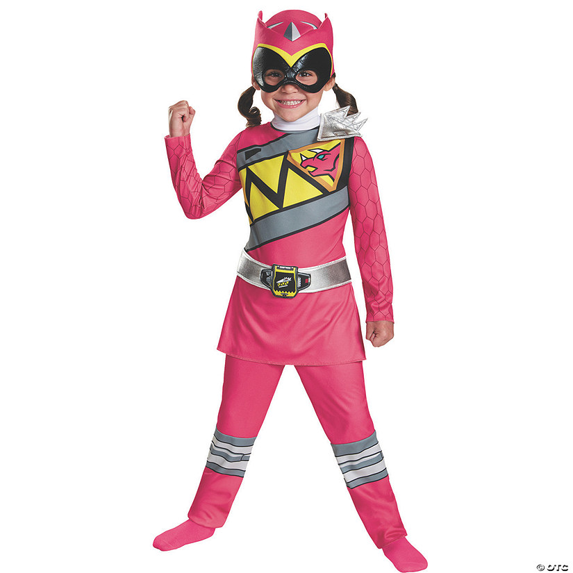 Toddler Girl's Classic Mighty Morphin Power Rangers&#8482; Pink Ranger Costume - 3T-4T Image