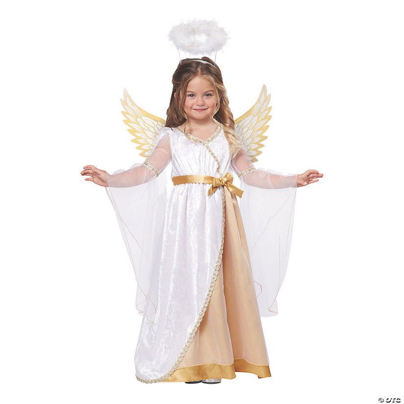 Toddler Girl's Sweet Little Angel Costume - 3T-4T | Oriental Trading