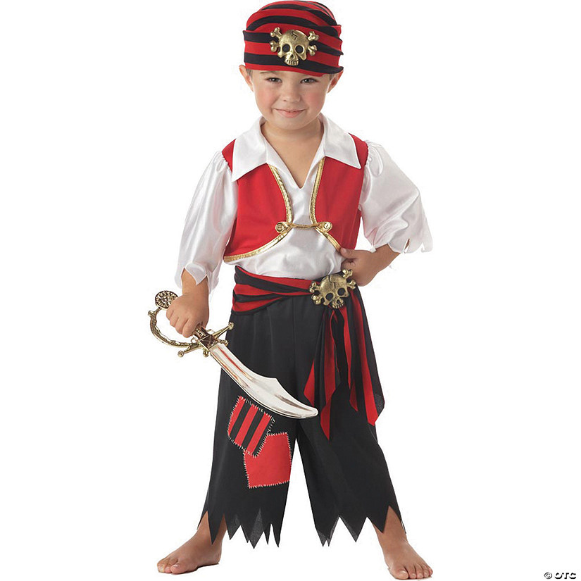 Toddler Matey Ahoy Pirate Costume - 3T-4T Image