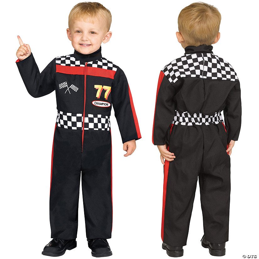 Toddler Race Car Driver Costume Image