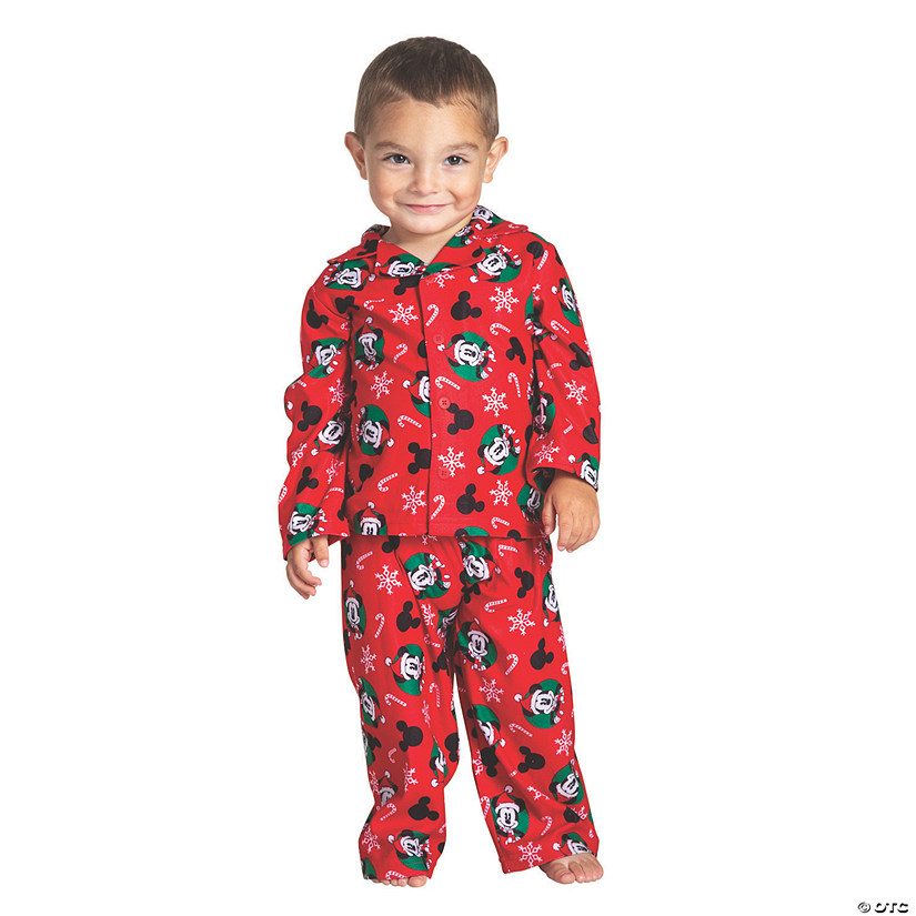 Toddler&#8217;s Festive Mickey Mouse Christmas Pajamas - 2T Image