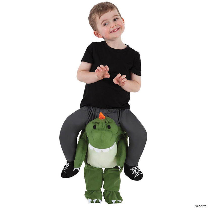 Toddler T-Rex Dinosaur Piggyback Costume Image