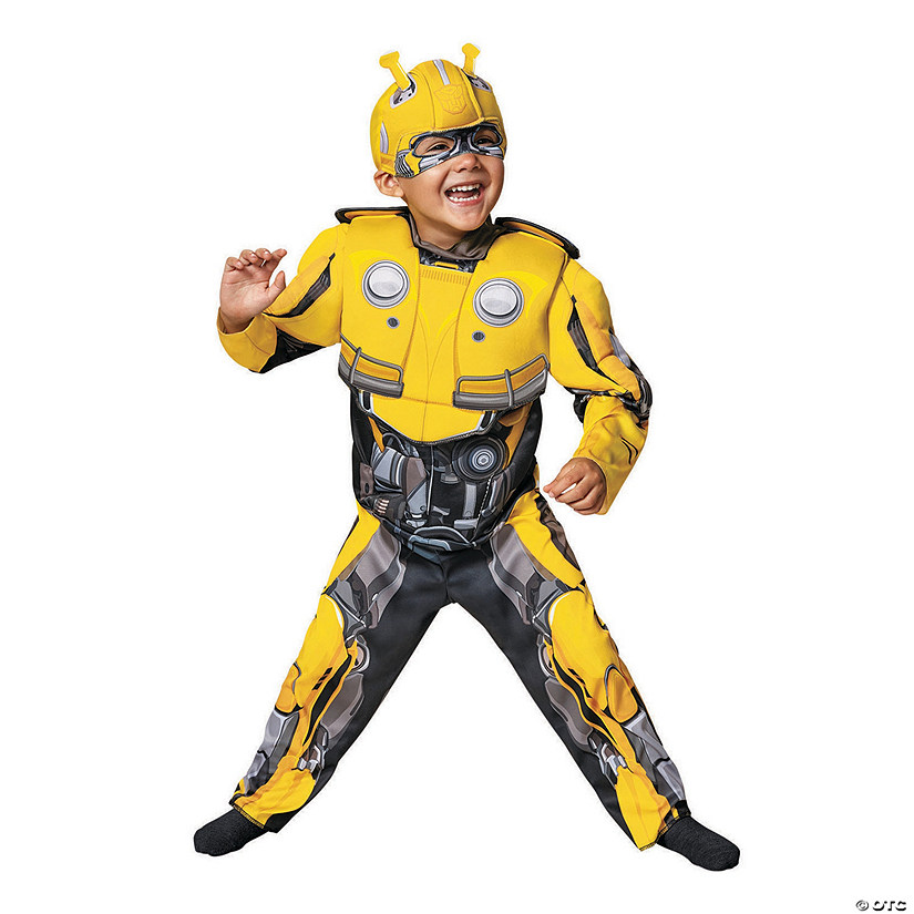 Toddler Transformers Bumblebee Muscle Costume 12-18 Months Image