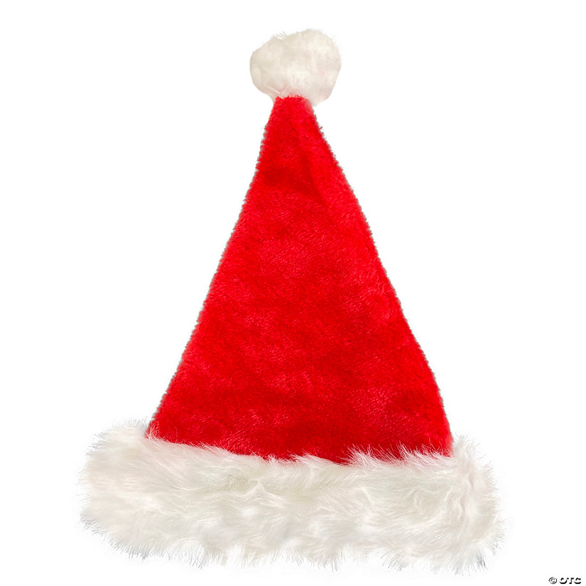 Toddlers Deluxe Plush Santa Hat Image