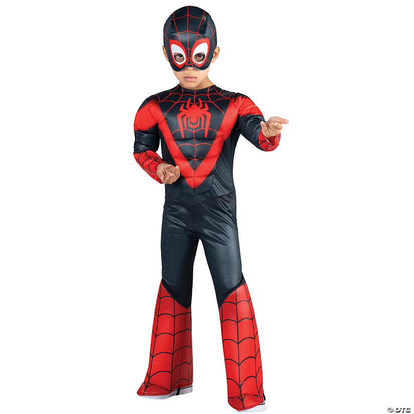 Toddler's Spider-Man: Into the Spider-Verse&#8482; Miles Morales Spidey Costume - Medium 3T-4T Image