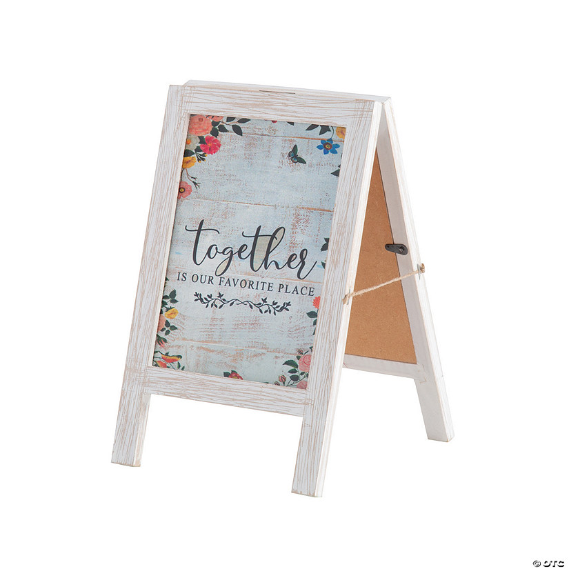 Together is Our Favorite Place Easel Tabletop Sign Image