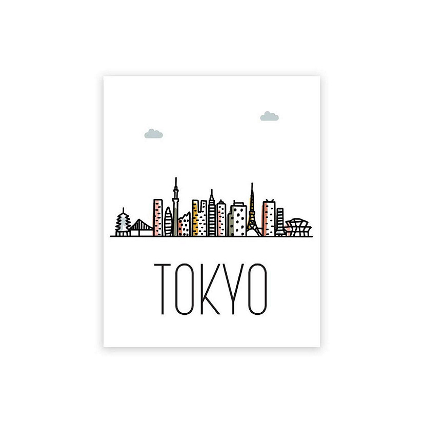 Tokyo Skyline Color 16x20in 1-Pack Image