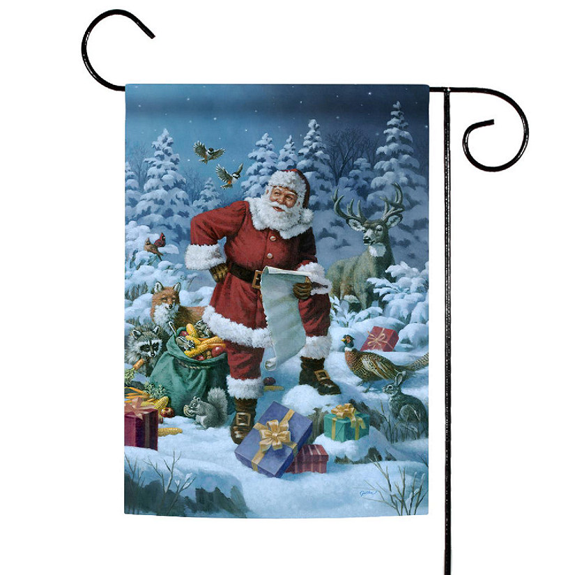 Buffalo Bills Holiday Winter Snow Garden Flag Double Sided Banner