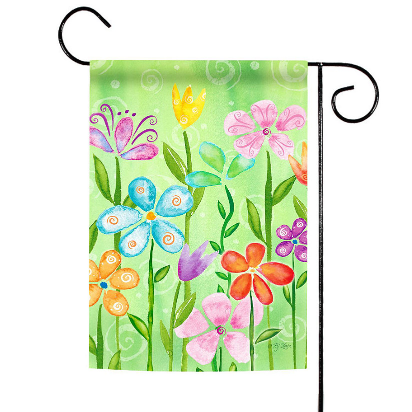 Toland Home Garden 12.5" x 18" Spring Blooms Garden Flag Image
