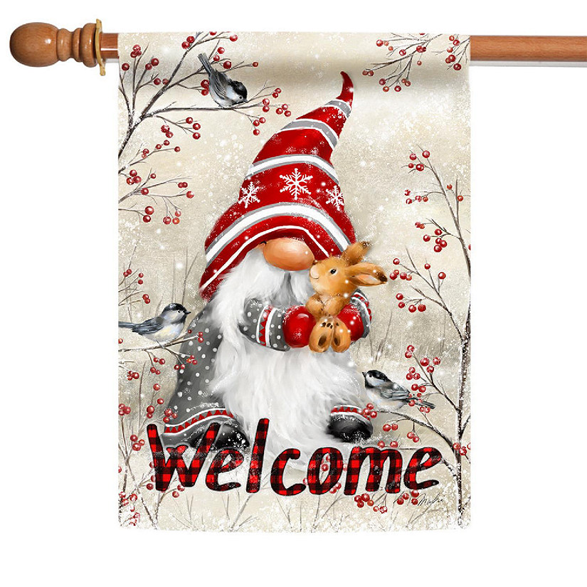 Green Bay Packers Holiday Winter Snow Garden Flag Double Sided Banner