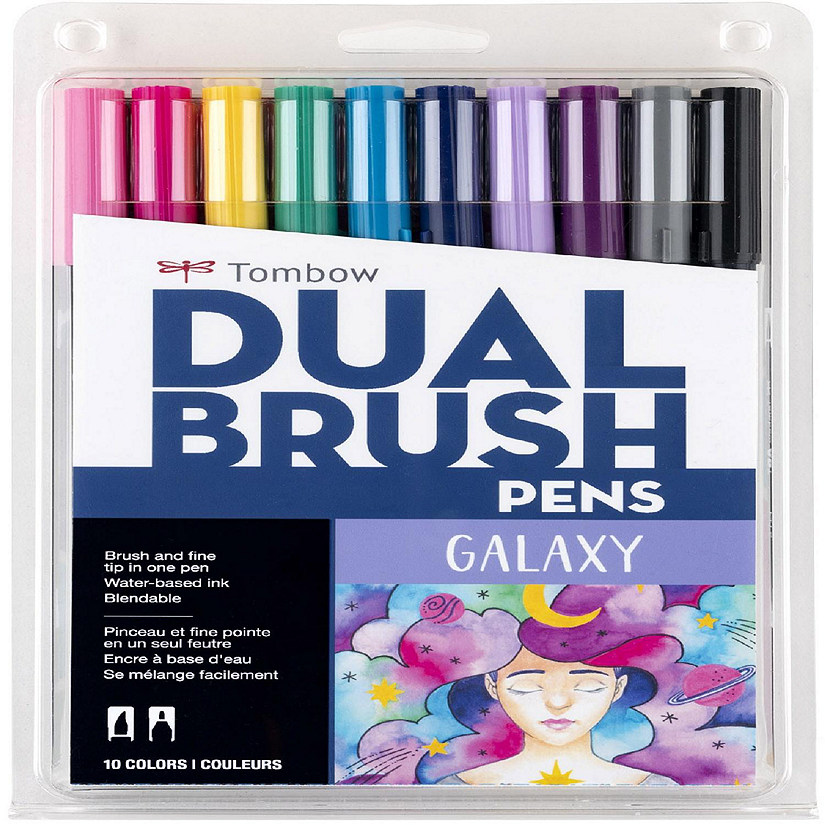 Tombow Dual Brush Pens 10/Pkg-Galaxy Image