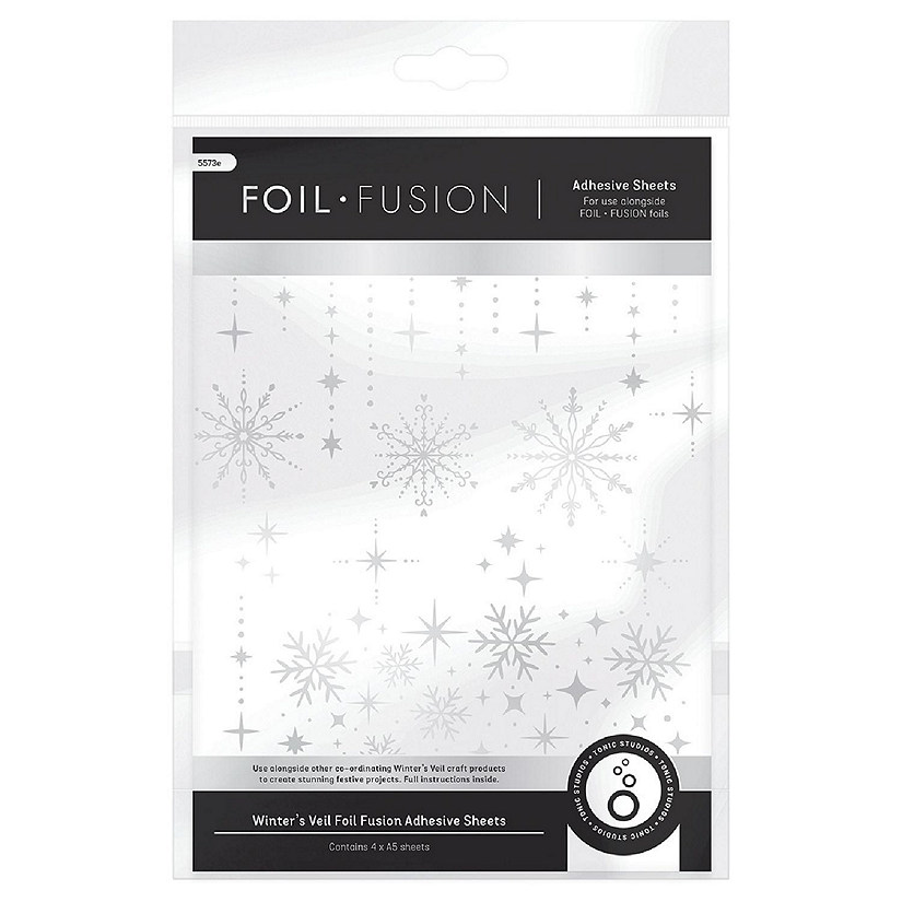 Tonic Studios Foil Fusion Adhesive Sheet-Winter's Veil Image