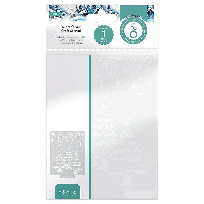 Tonic Studios Stencil Set-Winter's Veil Image