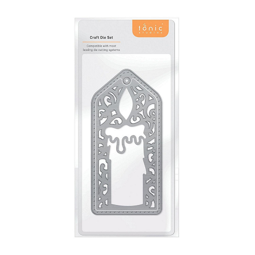 Tonic Studios Tag Die Set-Festive Candle Image
