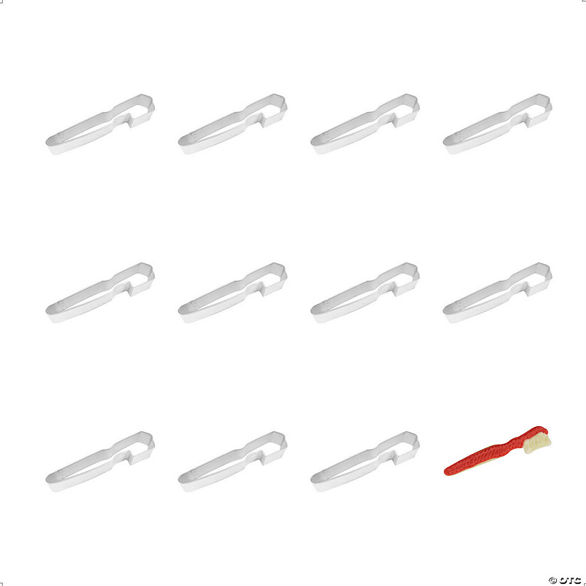 Tooth Brush 5" Cookie Cutters Image