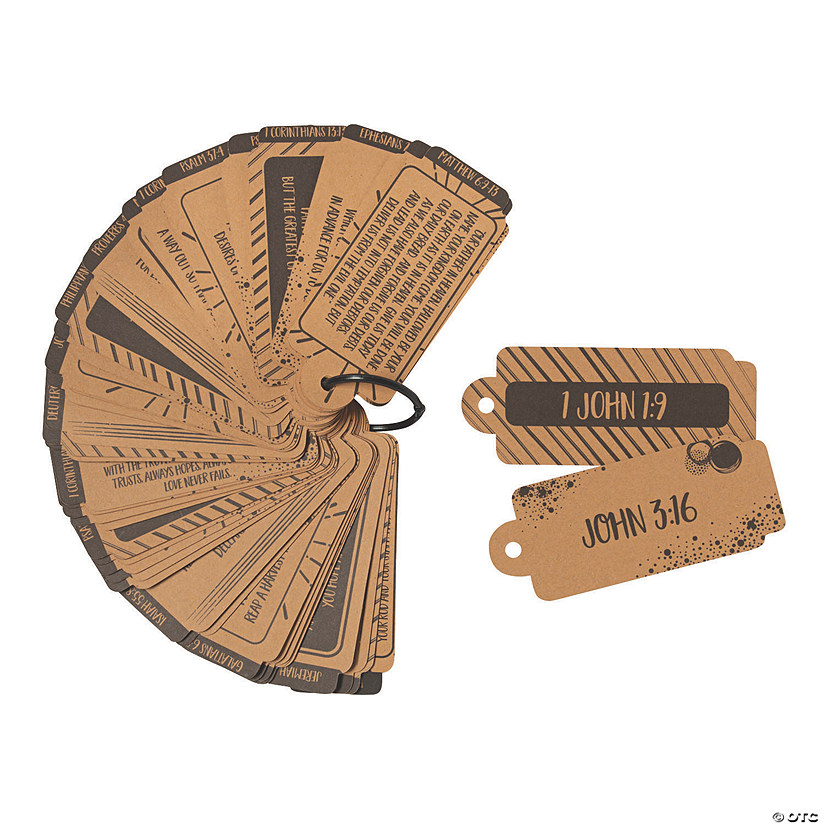 Top 50 Bible Verses on a Ring - 12 Pc. Image