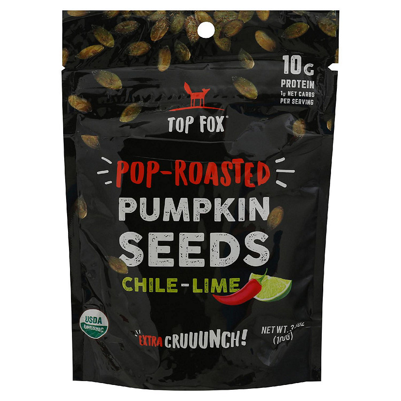 Top Fox Seeds Pumpkin Roasted Chili Lime 3.5 oz (Pack of 6) | Oriental ...