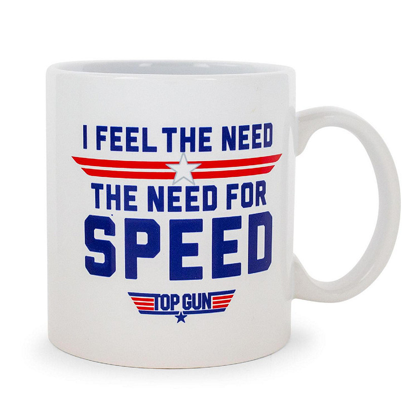 Top Gun "The Need For Speed" Ceramic Mug  Holds 20 Ounces Image