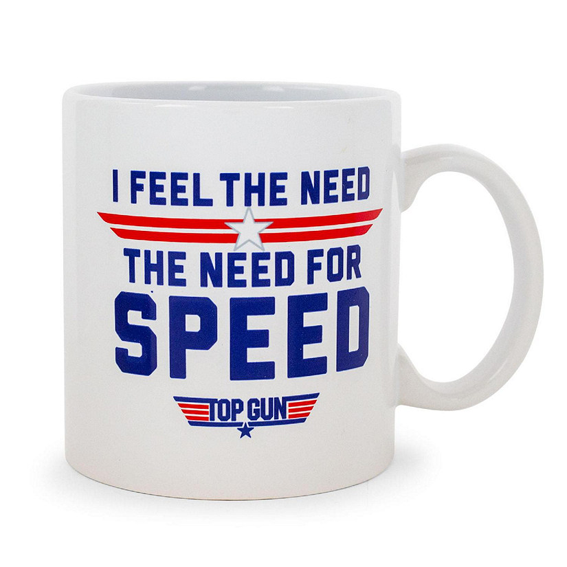 Top Gun "The Need For Speed" Ceramic Mug Holds 20 Ounces Oriental Trading