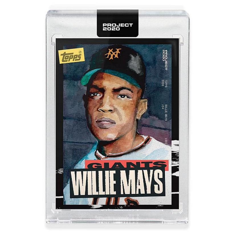 Topps PROJECT 2020 Card 101 - 1952 Willie Mays by Jacob Rochester Image