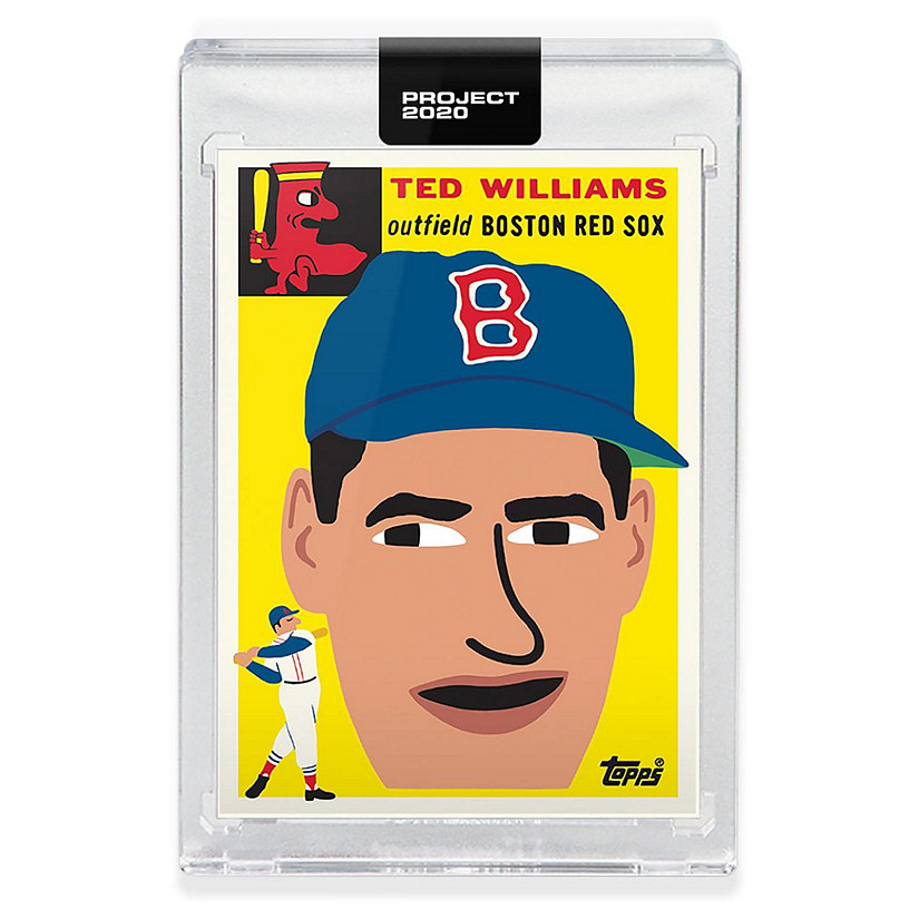 Topps PROJECT 2020 Card 221 - 1954 Ted Williams by Keith Shore Image