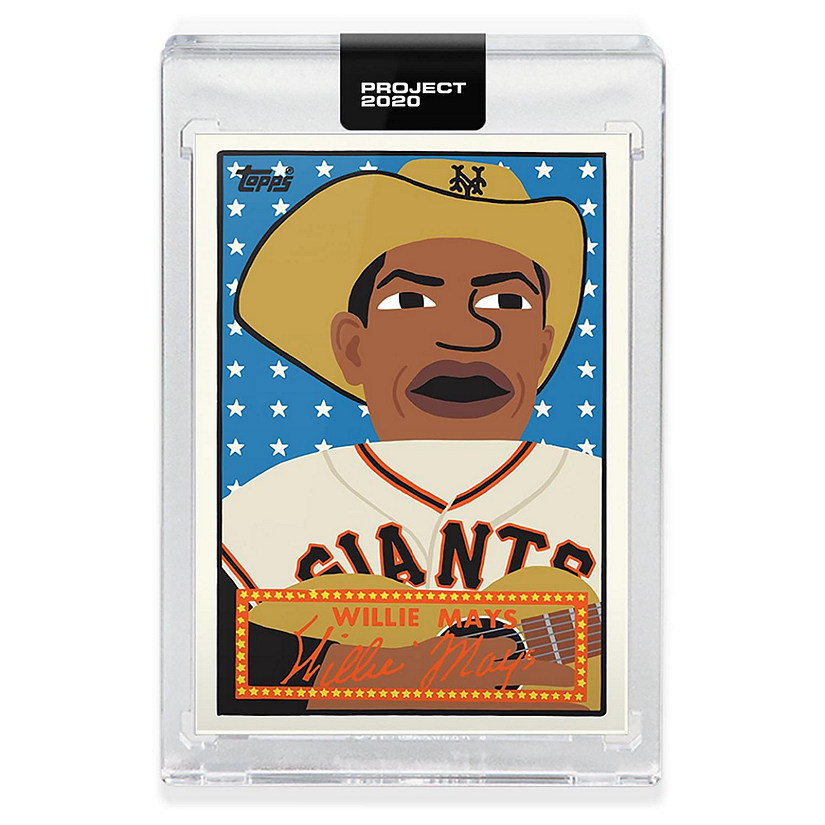 Topps PROJECT 2020 Card 244 - 1952 Willie Mays by Keith Shore Image