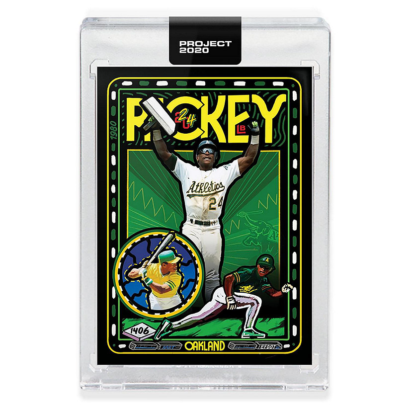 Topps PROJECT 2020 Card 248 - 1980 Rickey Henderson by Efdot Image