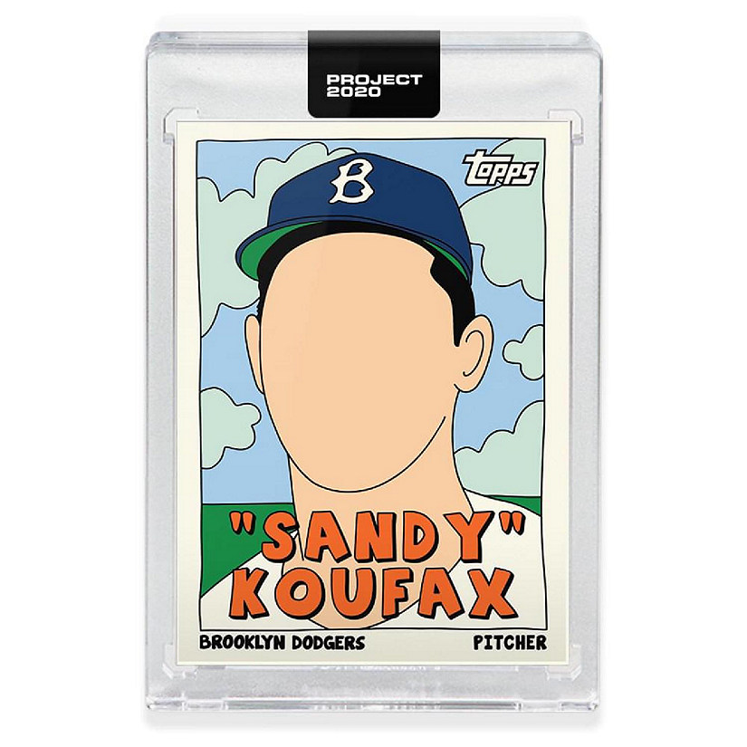 Topps PROJECT 2020 Card 76 - 1955 Sandy Koufax by Fucci Image